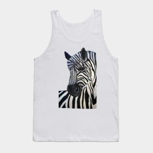 Young Zebra says, Hi! Tank Top